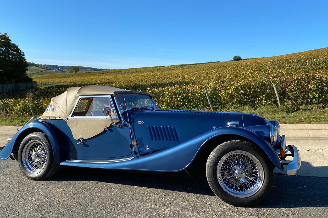 La Morgan de Cartis au coeur des vignes de Champagne