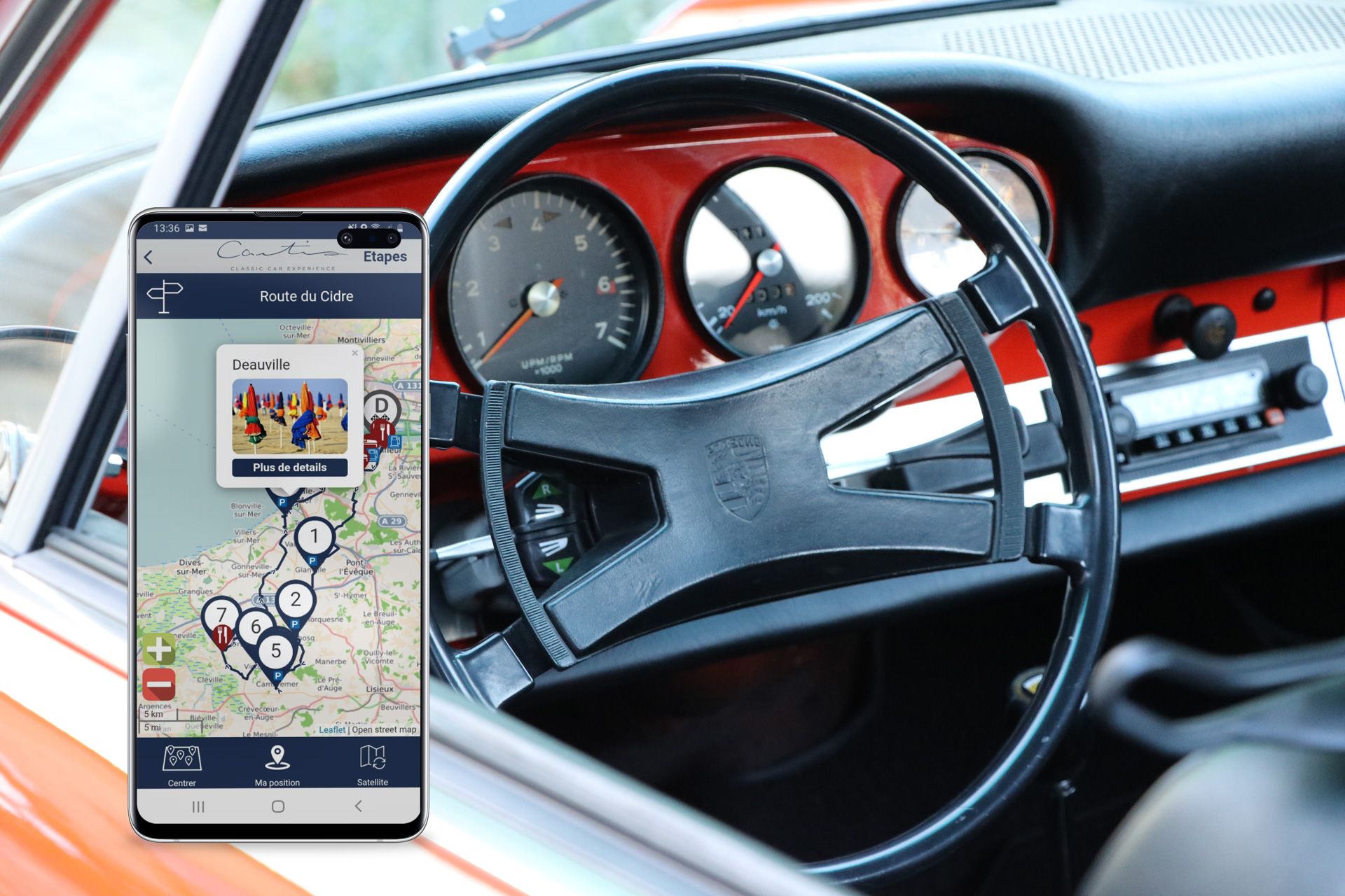 Location voiture de collection Roadtrip classic cars Honfleur